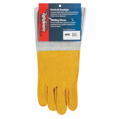 Superior Fit TIG Welding Gloves, Split Deerskin, Size Medium Sidevic Inc.