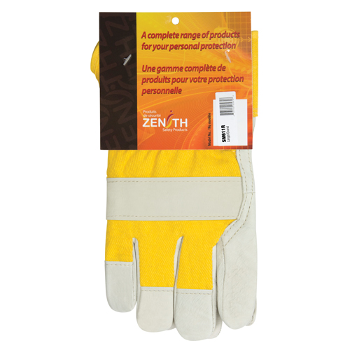 Abrasion-Resistant Winter-Lined Fitters Gloves, Large, Grain Cowhide Palm, Foam Fleece Inner Lining Sidevic Inc.