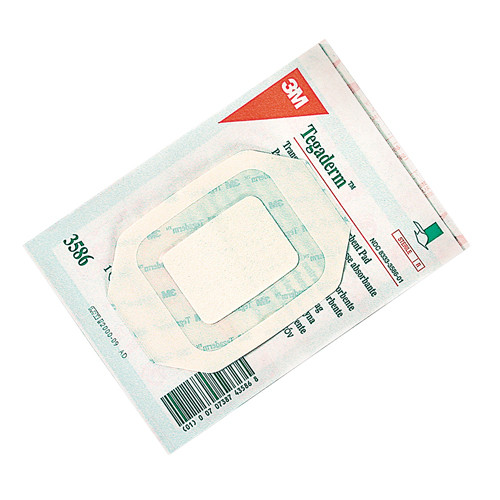 Pansement transparent Tegaderm avec tampon absorbant, Rectangulaire/carr&eacute;e, 4", Plastique, St&eacute;rile Sidevic Inc.