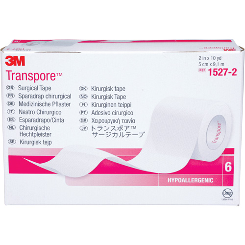 Transpore Surgical Tape, Class 1, 30' L x 2" W Sidevic Inc.