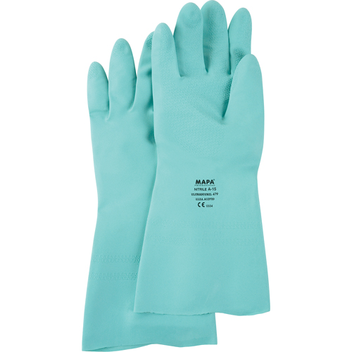 Gants &agrave; prise &agrave; motif en Z StanSolv, Taille Petit/7, 13" lo, Nitrile, 11 mils Sidevic Inc.