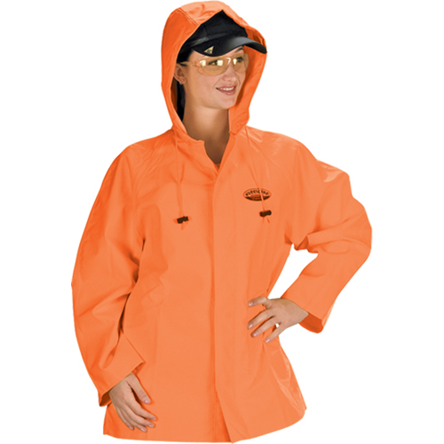 V&ecirc;tements imperm&eacute;ables Hurricane ignifuges et r&eacute;sistants &agrave; l'huile, veste, 4T-Grand, Orange haute visibilit&eacute; Sidevic Inc.