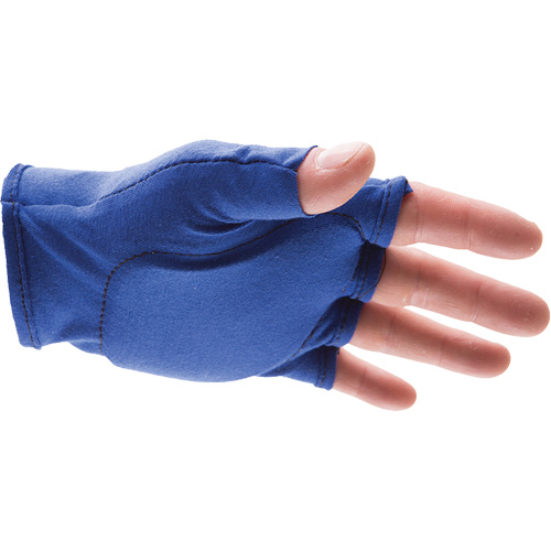 Doublures antichocs pour gants sans doigts, main gauche, 6/T-petit, Paume en Synth&eacute;tique, Poignet &agrave; enfiler Sidevic Inc.