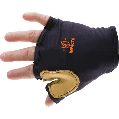 Gant antichoc sans doigts &agrave; prise d'outil, main gauche, Taille T-petit, Paume Cuir fleur Sidevic Inc.