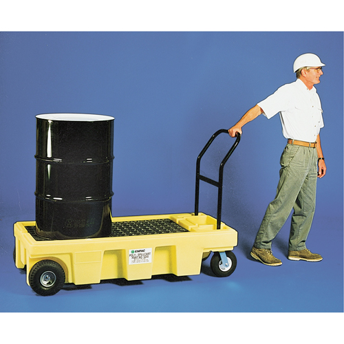 Chariots Poly-Spillcart ATC, 66,5" lo x 29" la x 46,9" h, Cap. de d&eacute;versement 57 gal. US Sidevic Inc.