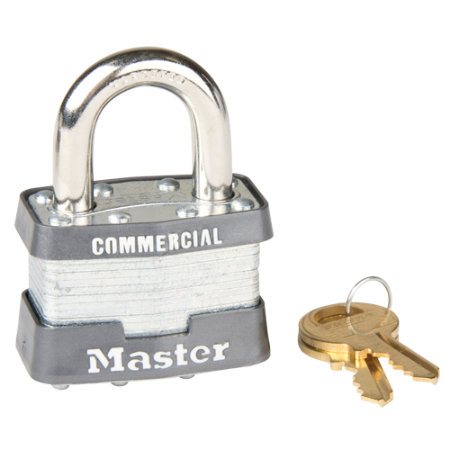 Cadenas &agrave; goupilles, Cl&eacute;s identiques, Acier lamin&eacute;, Largeur de 1-3/4" Sidevic Inc.