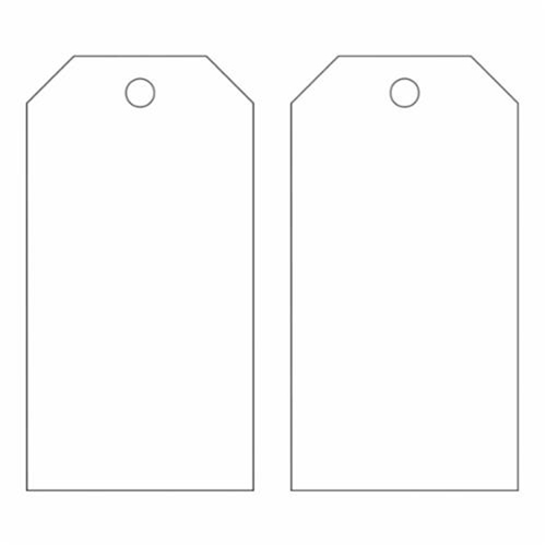 &eacute;tiquettes vierges pour la pr&eacute;vention des accidents, M&eacute;tal, 3" la x 5-3/4" h Sidevic Inc.