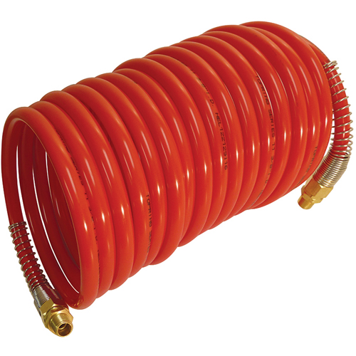 Tuyaux &agrave; air autor&eacute;tractables Maxpro en nylon a/raccords, Air, 3/8" DI x 25' lo, Nylon, 200 psi &agrave; 23 °C Sidevic Inc.