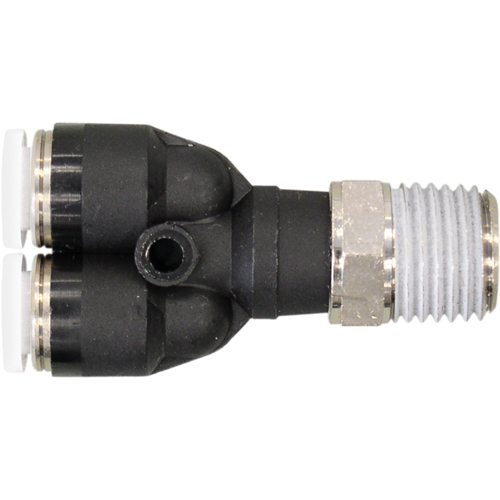 Raccord m&acirc;le en Y filet&eacute; Topfit, 1/2" dia., Polym&egrave;re Sidevic Inc.