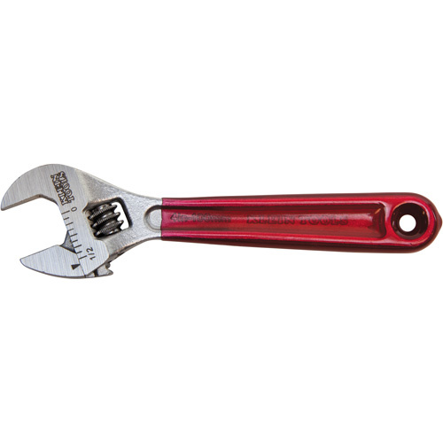 Adjustable Wrench, 4-1/2" L, 1/2" Max Width, Chrome/Polished Sidevic Inc.