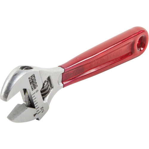 Adjustable Wrench, 4-1/2" L, 1/2" Max Width, Chrome/Polished Sidevic Inc.