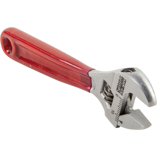 Adjustable Wrench, 4-1/2" L, 1/2" Max Width, Chrome/Polished Sidevic Inc.