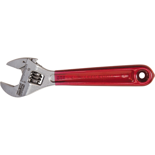 Adjustable Wrench, 4-1/2" L, 1/2" Max Width, Chrome/Polished Sidevic Inc.