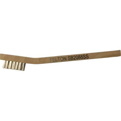 Petites brosses de nettoyage, Acier inoxydable, 3 x 7 rangs de fils, Longueur 7-3/4" Sidevic Inc.