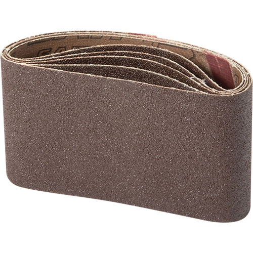 Portable Abrasive Belt, 3" W x 21" L, Aluminum Oxide, 100 Grit Sidevic Inc.