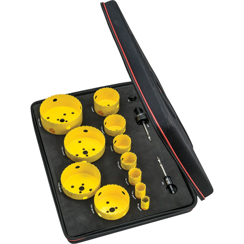 Electrician's Hole Saw Kit, 14 Pieces Sidevic Inc.