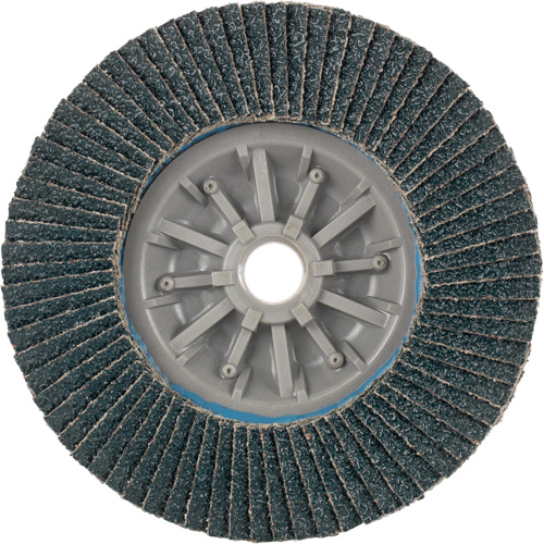 Long Life C-Trim Flap Disc, 4-1/2" x 5/8"-11, Type 27, 40 Grit, Zirconia Alumina Sidevic Inc.