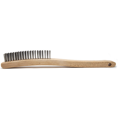 Brosse de nettoyage, Acier inoxydable, 4 x 19 rangs de fils, Longueur 13-11/16" Sidevic Inc.