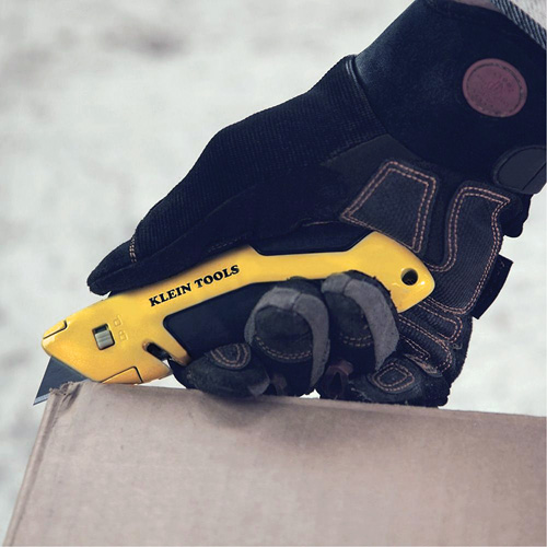 Self-Retracting Utility Knife, Steel, Cushion Handle Sidevic Inc.