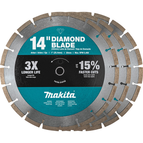 Lame au diamant segment&eacute;e &agrave; usage g&eacute;n&eacute;ral pour entrepreneur Sidevic Inc.