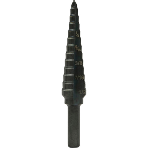 Foret &eacute;tag&eacute;, 1/8"/3,2 mm - 1/2"/12,7 mm Sidevic Inc.