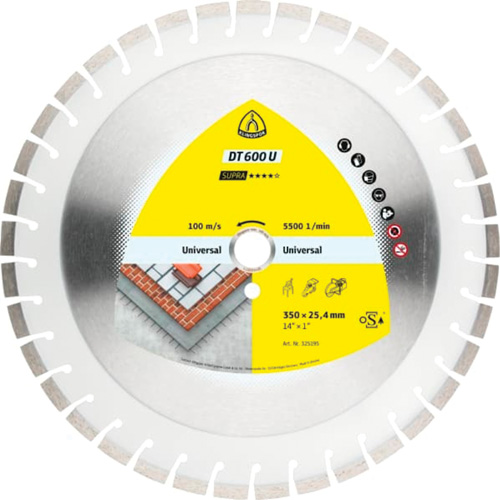 DT 600 U Supra Large Diamond Cutting Blades Sidevic Inc.