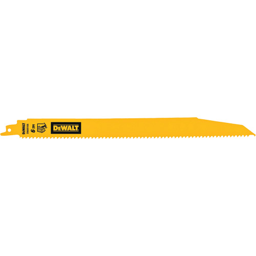 Demolition Reciprocating Saw Blade, Bi-Metal, 6 TPI, 12" L Sidevic Inc.