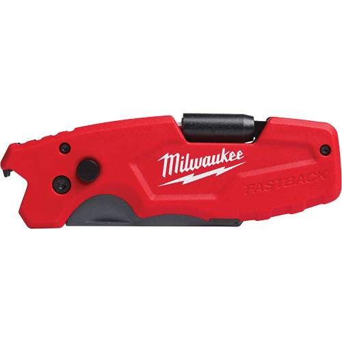 FASTBACK 6-in-1 Folding Utility Knife, 8-3/4" L, 6 Functions, 1 lbs. Sidevic Inc.