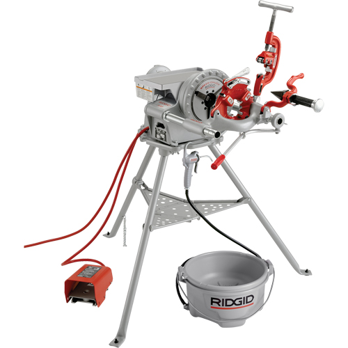 Syst&egrave;me de filetage complet pour fileteuse &eacute;lectrique mod&egrave;le 300, 38 tr/min, Filetage de la tige 1/8" - 2"  Sidevic Inc.