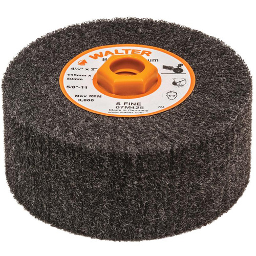 Tambour de conditionnement de surface Blendex, 4-1/2" dia. x 2" la, 5/8"-11 Arbre, Grain Super fin Sidevic Inc.