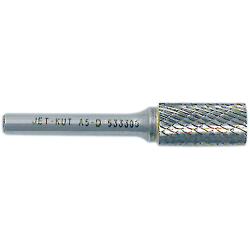 JET-KUT Cylindrical Shape Bur, 1/4" Dia., 1/4" Shank, 5/8" Depth of Cut Sidevic Inc.