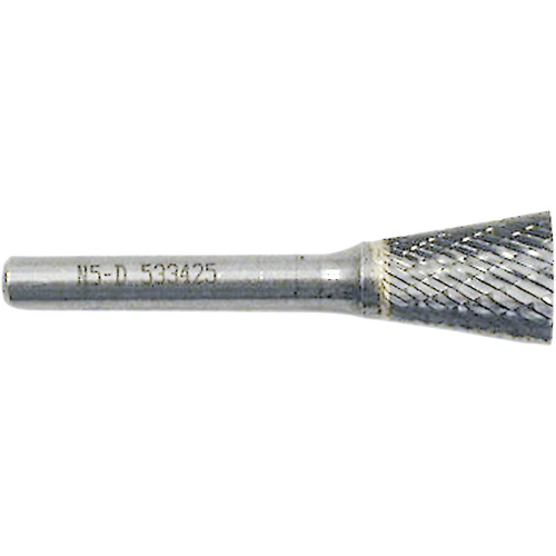 Inverted Cone Shape Burr, 3/8" Dia., 1/4" Shank, 3/8" Depth of Cut Sidevic Inc.