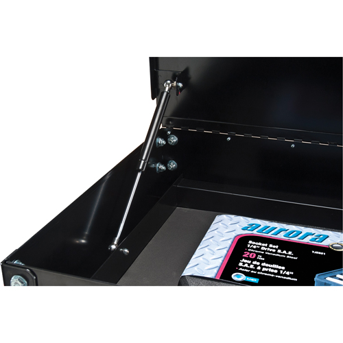 Chariot utilitaire, 4 tiroirs, 18" lo x 33" la x 39" h, Noir Sidevic Inc.