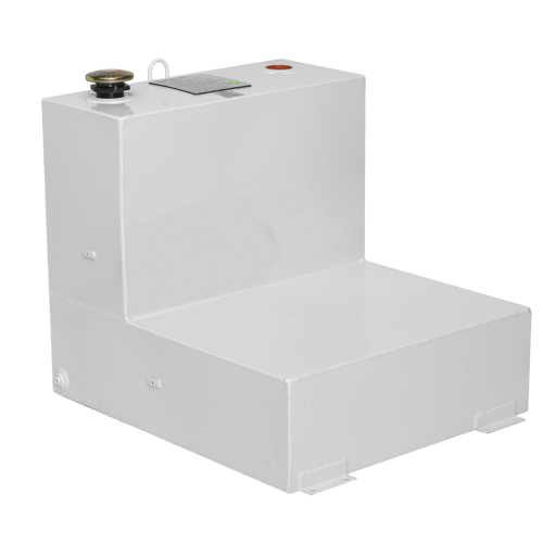 Steel Fuel Transfer Tank, Steel, 48 gal. Capacity, White Sidevic Inc.