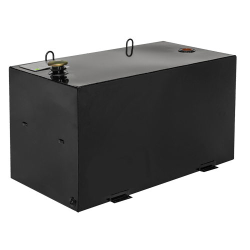Steel Fuel Transfer Tank, Steel, 100 Gal. Capacity, Black Sidevic Inc.