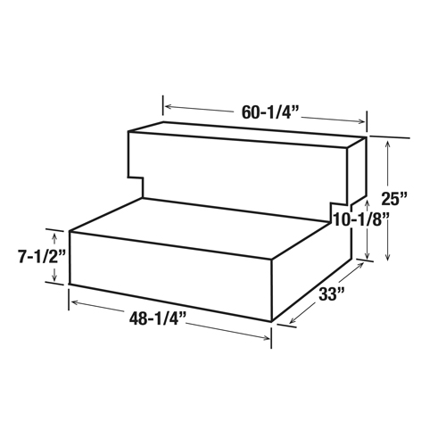 R&eacute;servoir de transfert pour carburant en acier, Acier, Capacit&eacute; 100 gal., Blanc Sidevic Inc.
