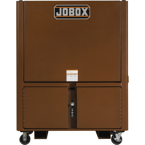 Field Office Jobsite Box, 33" W x 63" D x 80" H, Steel, Red Sidevic Inc.