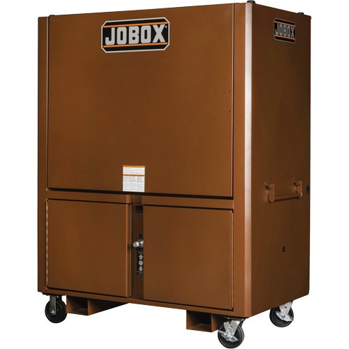 Field Office Jobsite Box, 33" W x 63" D x 80" H, Steel, Red Sidevic Inc.