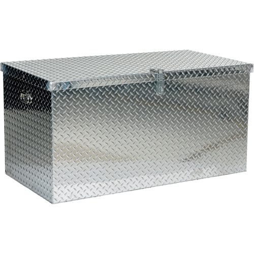 Aluminum Treadplate Portable Tool Box, 25-1/16" D x 49-1/4" W x 24" H, Silver Sidevic Inc.
