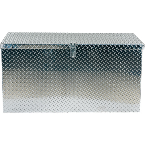 Aluminum Treadplate Portable Tool Box, 25-1/16" D x 49-1/4" W x 24" H, Silver Sidevic Inc.