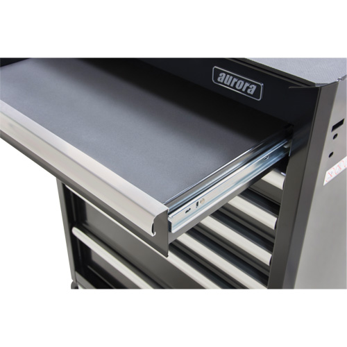 Industrial Tool Cart, 7 Drawers, 27" W x 18-3/4" D x 39" H, Black Sidevic Inc.