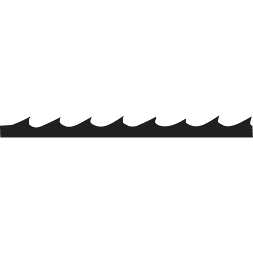 12-Piece Skip Tooth Scroll Saw Blades, Scroll cutting, 0.045" W x 5" L, 14 TPI Sidevic Inc.