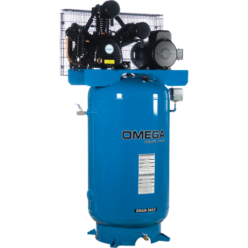 Industrial Series Air Compressors - Horizontal Compressor - Two Stages, 66.6 Gal. (80 US Gal) Sidevic Inc.