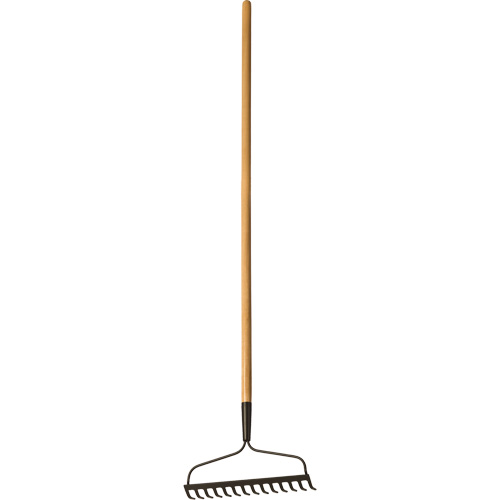 Bow Rake, Wood Handle, 51" L, 14" Blade, 14 Tines Sidevic Inc.