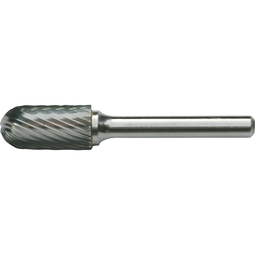 CLEVELAND Solid Carbide Burrs - Cylinder Shape with Ball Nose, SC-41, 3/32" Dia., 7/16" Depth of Cut Sidevic Inc.