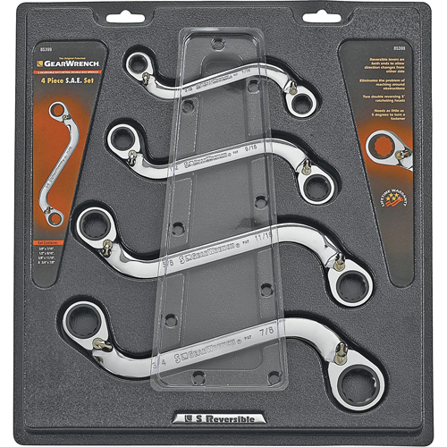 "S" Reversible Wrench Set - 4 Pieces Sidevic Inc.