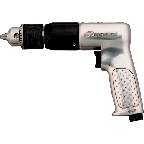 Perceuse pneumatique, 4 pi³/min, 1/4" NPTF, 94 dBA, 1/2" mandrin, Avec cl&eacute; Sidevic Inc.