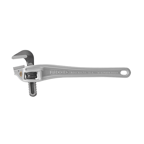 Off-Set Pipe Wrench, 2" Jaw Capacity, 14" Long Sidevic Inc.
