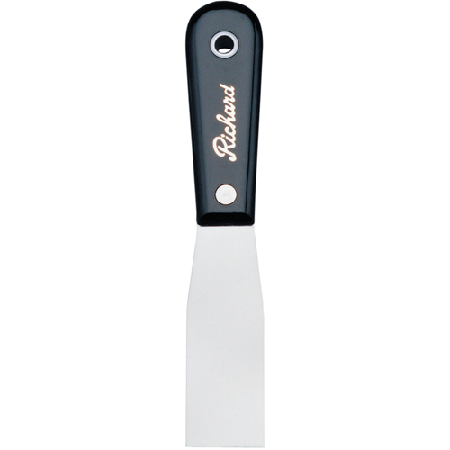 Putty Knife Stiff, Steel Blade, 1-1/4" Wide, Polypropylene Handle Sidevic Inc.