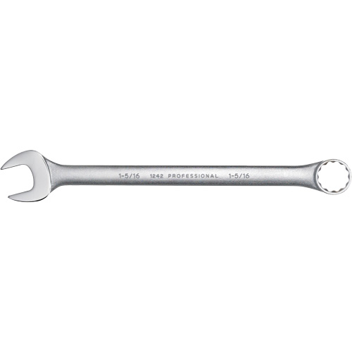 Combination Wrench, 12 Point, 1-5/16", Satin Finish Sidevic Inc.
